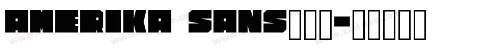 Amerika Sans转换器字体转换